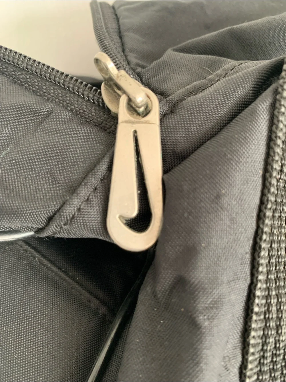 Y2K Vintage Nike Black Duffle Bag - Sports Travel Bag - 1990s